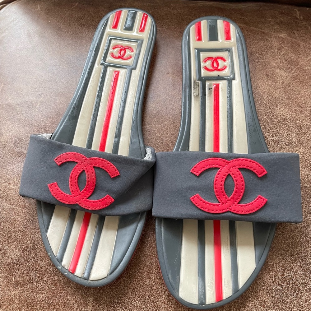 CHANEL sandals size 39.5